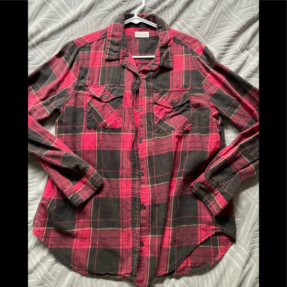 Red woman’s flannel size medium